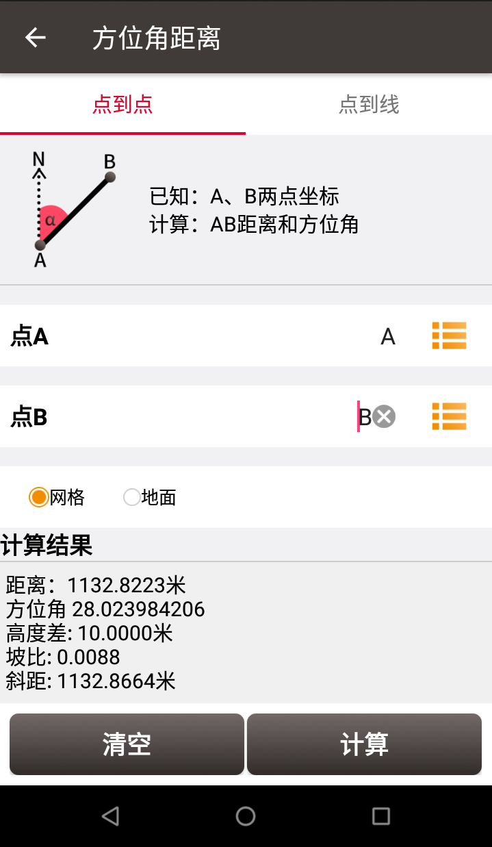 网格坐标转地面坐标_天硕测量软件_1.png