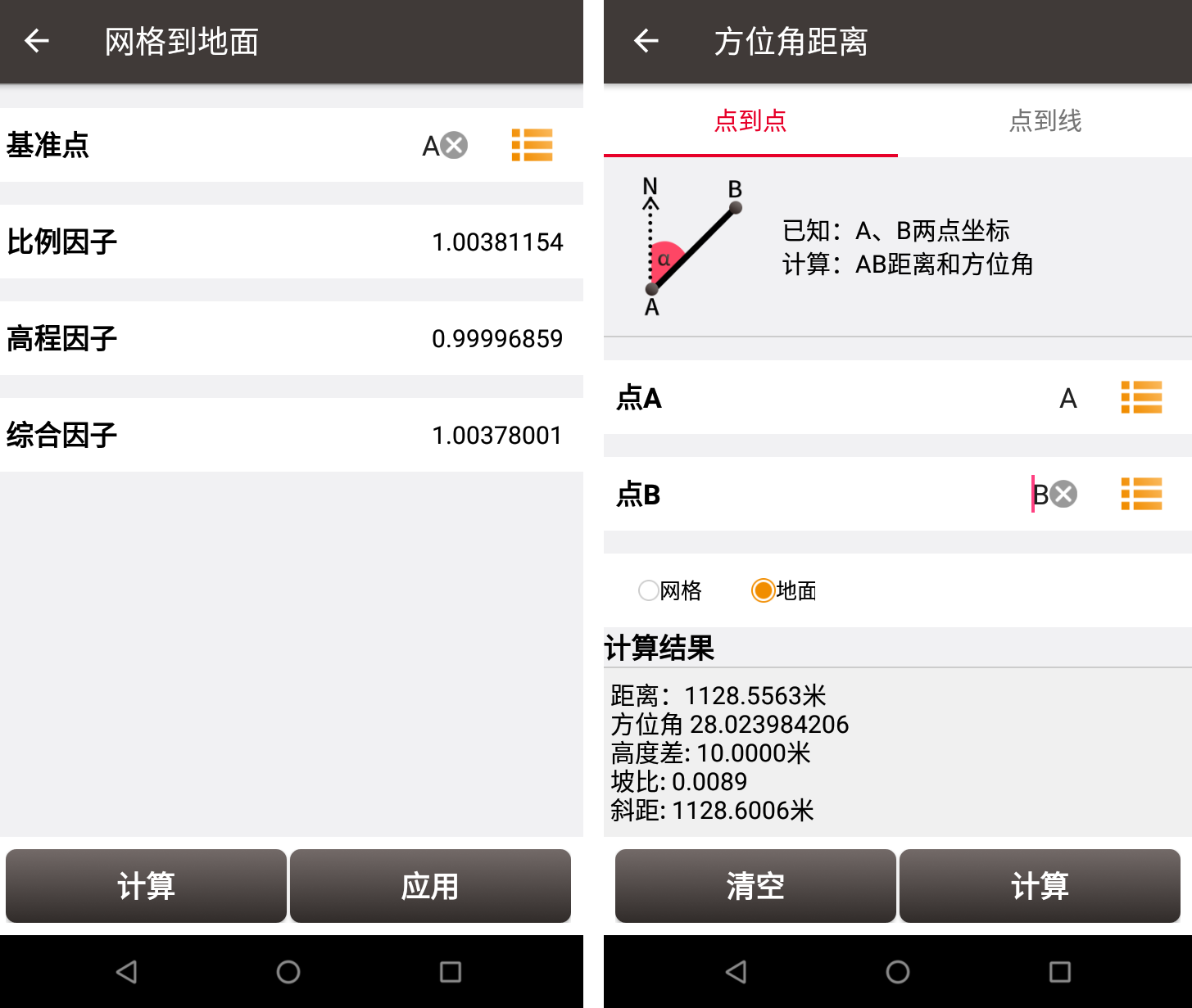 网格坐标转地面坐标_天硕测量软件_2.png